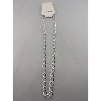Load image into Gallery viewer, Open Curb Silver Chain in 925 Sterling | Diamond-Shaped
