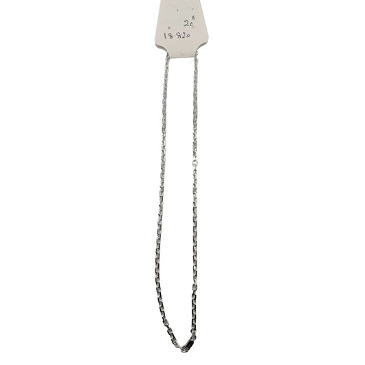 Oval Link Cable Silver Chain in 925 Sterling | Classic