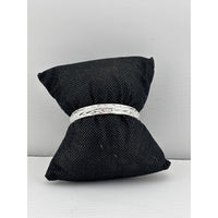 Load image into Gallery viewer, Oxidised Pattern Silver Kada – 925 Sterling Silver Engraved Bracelet Traditional Textured
