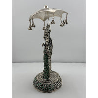 Load image into Gallery viewer, Oxisidised Heavy Silver Balaji Idol
