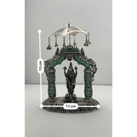 Load image into Gallery viewer, Oxisidised Heavy Silver Balaji Idol
