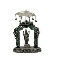 Load image into Gallery viewer, Oxisidised Heavy Silver Balaji Idol

