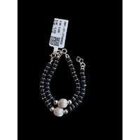 Load image into Gallery viewer, Pearl Sterling Silver Adjustable Nazariya Bracelet for Kids (0 – 1 years)
