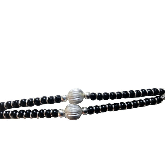 Pearl Sterling Silver Adjustable Nazariya Bracelet for Kids