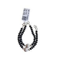 Load image into Gallery viewer, Pearl Sterling Silver Adjustable Nazariya Bracelet for Kids (0 – 1 years)
