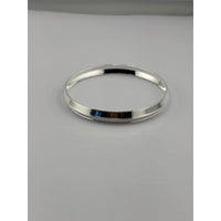 Load image into Gallery viewer, Plain Silver Kada – 925 Sterling Polished Round Bangle