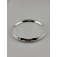 Load image into Gallery viewer, Plain Silver Kada – 925 Sterling Polished Round Bangle