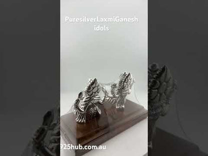 Silver 99.9% pure Laxmi Ganesh Idol (KB0S18)