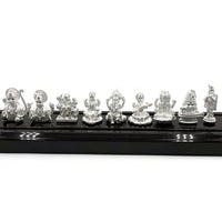 Load image into Gallery viewer, Pure Silver 9 Temple Idol (Vishnu/Shiv//Brahma/Laxmi/Ganesh/Krishna/Ram/Durga) – 701/001 (15)
