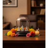 Load image into Gallery viewer, Pure Silver (99.9% purity) Idol Laxmi Ganesh Saraswati
