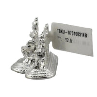 Load image into Gallery viewer, Pure Silver Laxmi Ganesh Saraswathi silver idol
