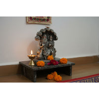 Load image into Gallery viewer, Pure Silver Laxmi Narasimha Idol, Silver Lakshmi Narasimha Murti
