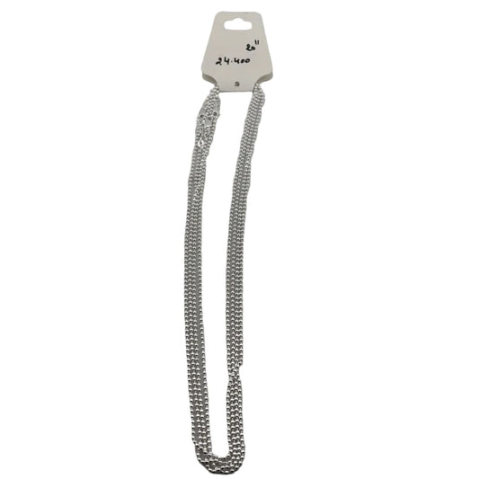 925 Sterling Silver Minimal Ball Bead Chain Necklace 20’’
