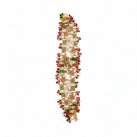 Load image into Gallery viewer, Royal Meenakari Elephant Anklet – Gold Finish – Multicolor Stones &amp; Pearls – Bridal Statement Piece-96g
