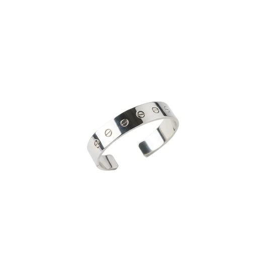 Screw Motif 925 Sterling Silver Kada Bangle Bracelet