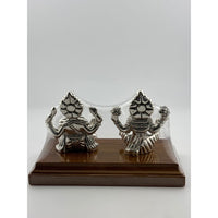Load image into Gallery viewer, Silver 99.9% pure Laxmi Ganesh Idol (KA039) - Idol
