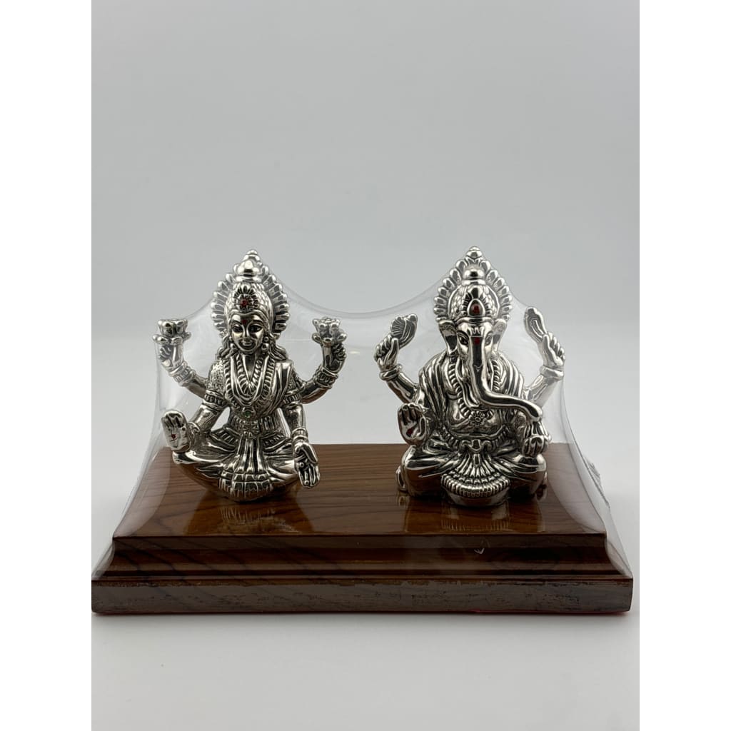 Silver 99.9% pure Laxmi Ganesh Idol (KA039) - Idol