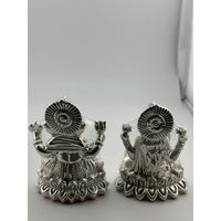 Load image into Gallery viewer, Silver 99.9% pure Laxmi Ganesh Idol (KA046C/A) - Idol
