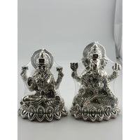 Load image into Gallery viewer, Silver 99.9% pure Laxmi Ganesh Idol (KA046C/A) - Idol

