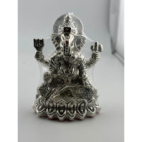 Load image into Gallery viewer, Silver 99.9% pure Laxmi Ganesh Idol (KA046C/A) - Idol
