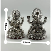 Load image into Gallery viewer, Silver 99.9% pure Laxmi Ganesh Idol (KA046C/A) - Idol
