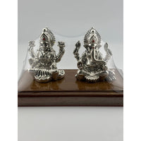 Load image into Gallery viewer, Silver 99.9% pure Laxmi Ganesh Idol (KB0S18) - Idol

