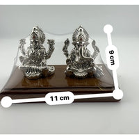 Load image into Gallery viewer, Silver 99.9% pure Laxmi Ganesh Idol (KB0S18) - Idol
