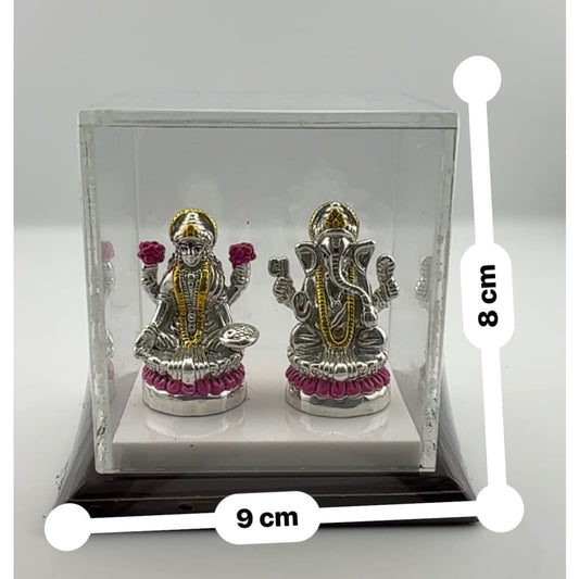Silver 99.9% pure Laxmi Ganesh Idol (S040)/ 21G