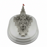 Load image into Gallery viewer, Silver 99.9% pure Ram Mandir (Temple) Idol 88G  with Velvet box (KB1675) Large
