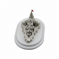 Load image into Gallery viewer, Silver 99.9% pure Ram Mandir (Temple)37 gm  Idol with Velvet box (KB1675A)
