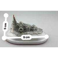 Load image into Gallery viewer, Silver 99.9% pure Ram Mandir (Temple) Idol with Velvet box
