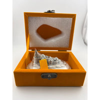 Load image into Gallery viewer, Silver 99.9% pure Ram Mandir (Temple) Idol with Velvet box
