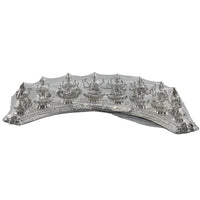 Load image into Gallery viewer, Silver Ashta Lakshmi Idol: Hindu Goddess Statue with Sanskrit Mantra
