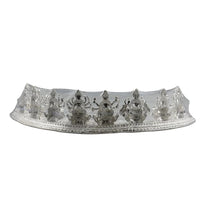 Load image into Gallery viewer, Silver Ashta Lakshmi Idol: Hindu Goddess Statue with Sanskrit Mantra
