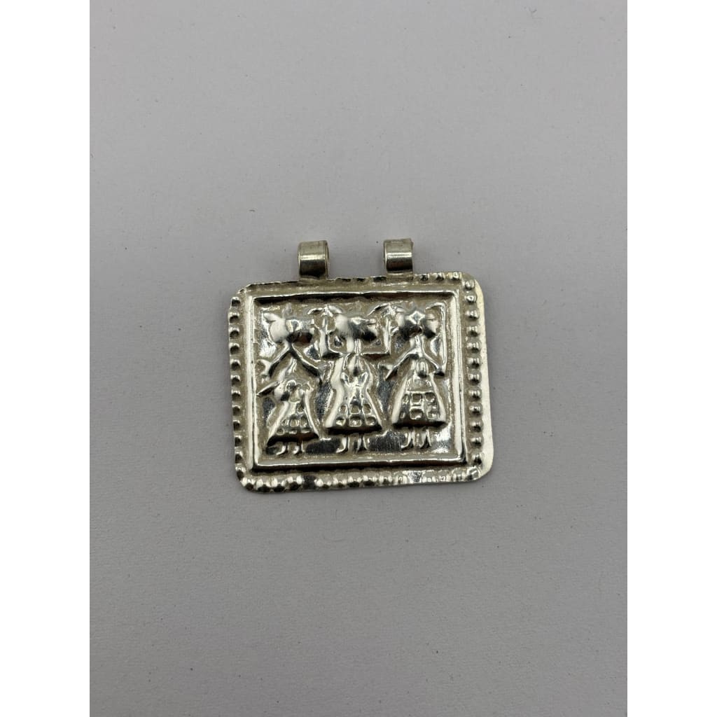 Silver Astmai Mata Pendant (3.3g) - 999 Pure - Idol