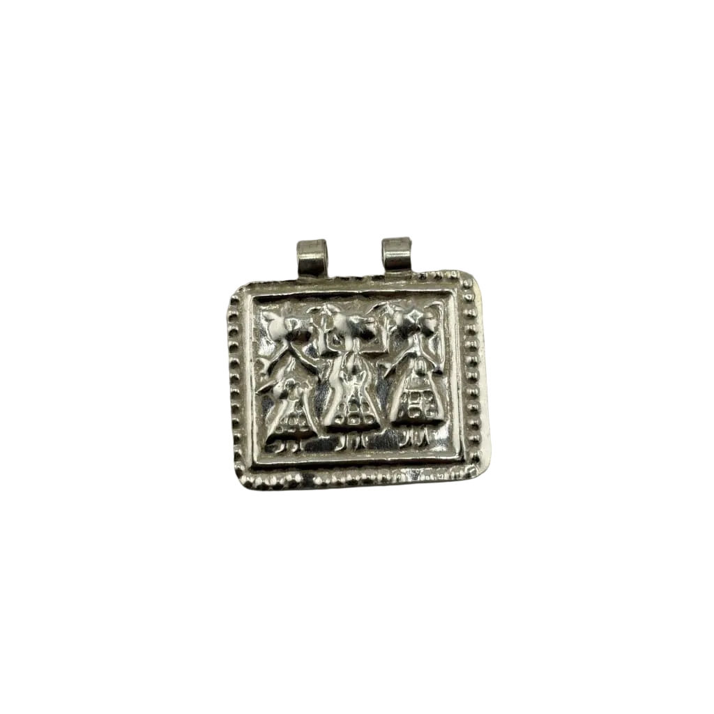 Silver Astmai Mata Pendant (3.3g) - 999 Pure Silver