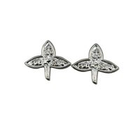 Load image into Gallery viewer, Silver Bilva Patra Pooja Piece Set of 2 Handcrafted (2g)
