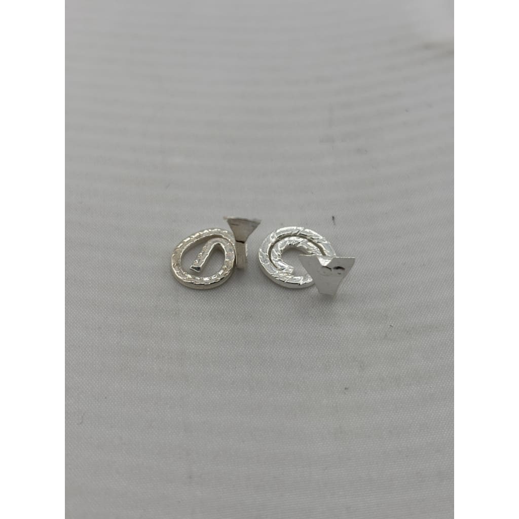 Silver Coiled Nag Nagin Snake Set of 2 Handcrafted (2g)