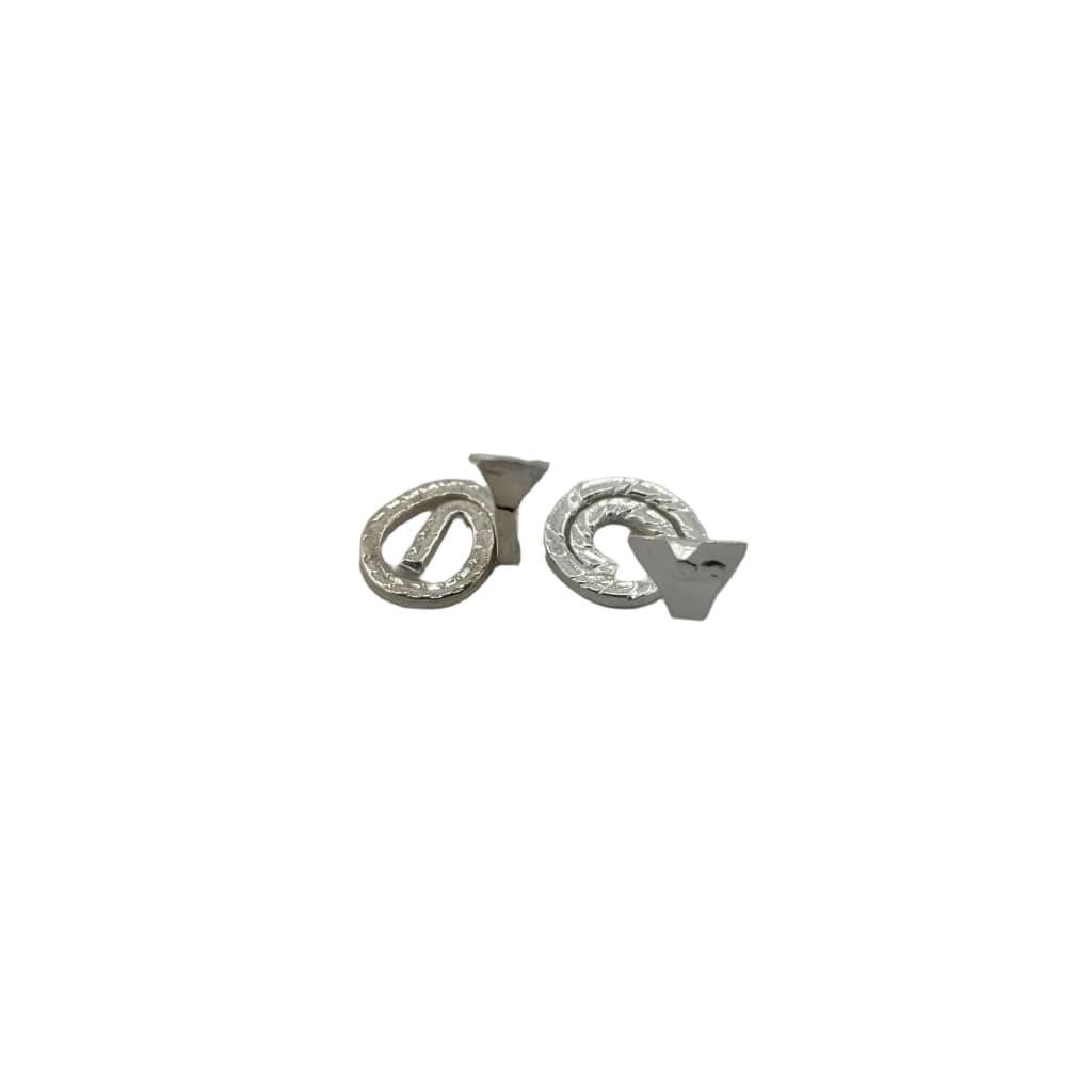 Silver Coiled Nag Nagin Snake Set of 2 Handcrafted (2g)
