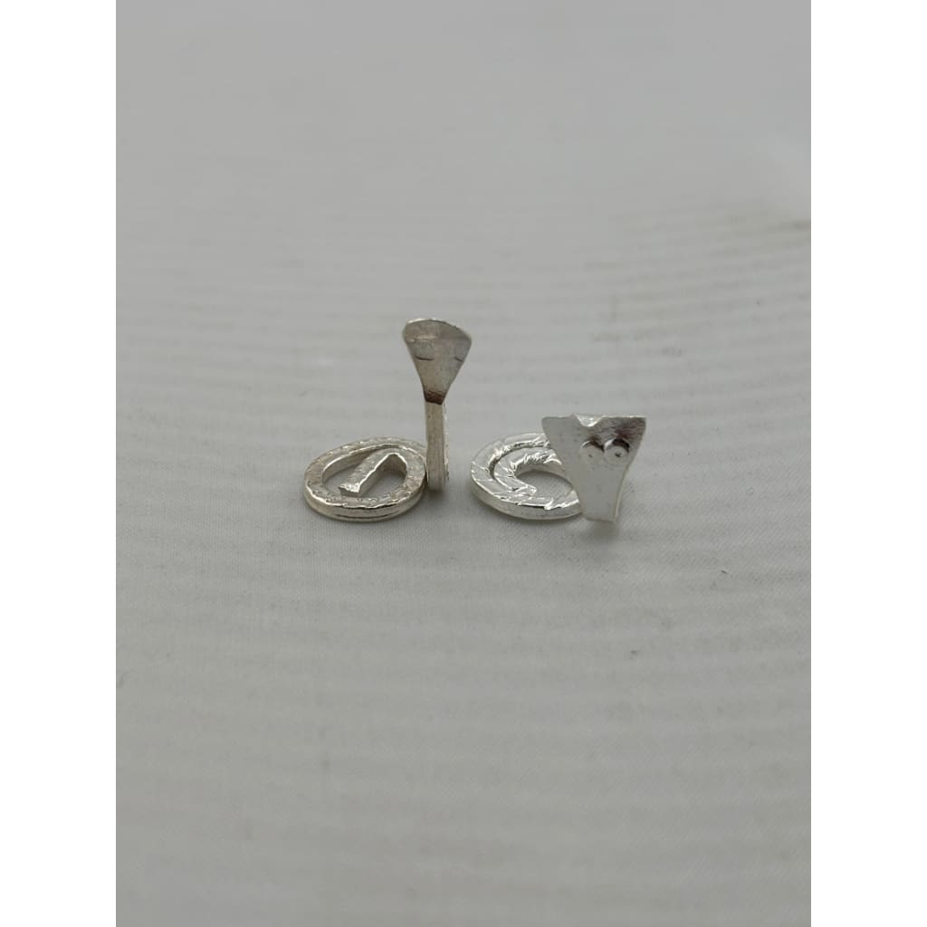 Silver Coiled Nag Nagin Snake Set of 2 Handcrafted (2g)