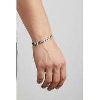 Load image into Gallery viewer, Silver Curb Link Bracelet 925 – Flat Chain
