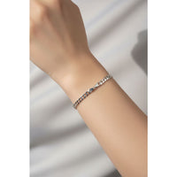 Load image into Gallery viewer, Silver Curb Link Bracelet 925 – Flat Chain
