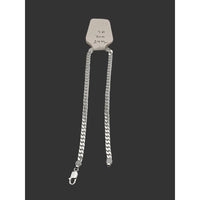 Load image into Gallery viewer, Silver Curb Link Bracelet 925 – Flat Chain
