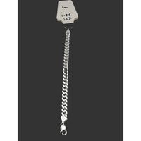 Load image into Gallery viewer, Silver Curb Link Bracelet 925 – Flat Chain
