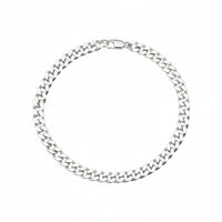 Load image into Gallery viewer, Silver Curb Link Bracelet 925 – Flat Chain | 8mm - Bracelets
