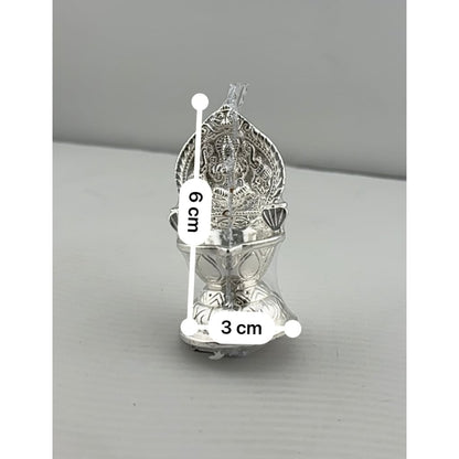Silver Diya 15gm – Traditional Pooja Lamp for Temple &