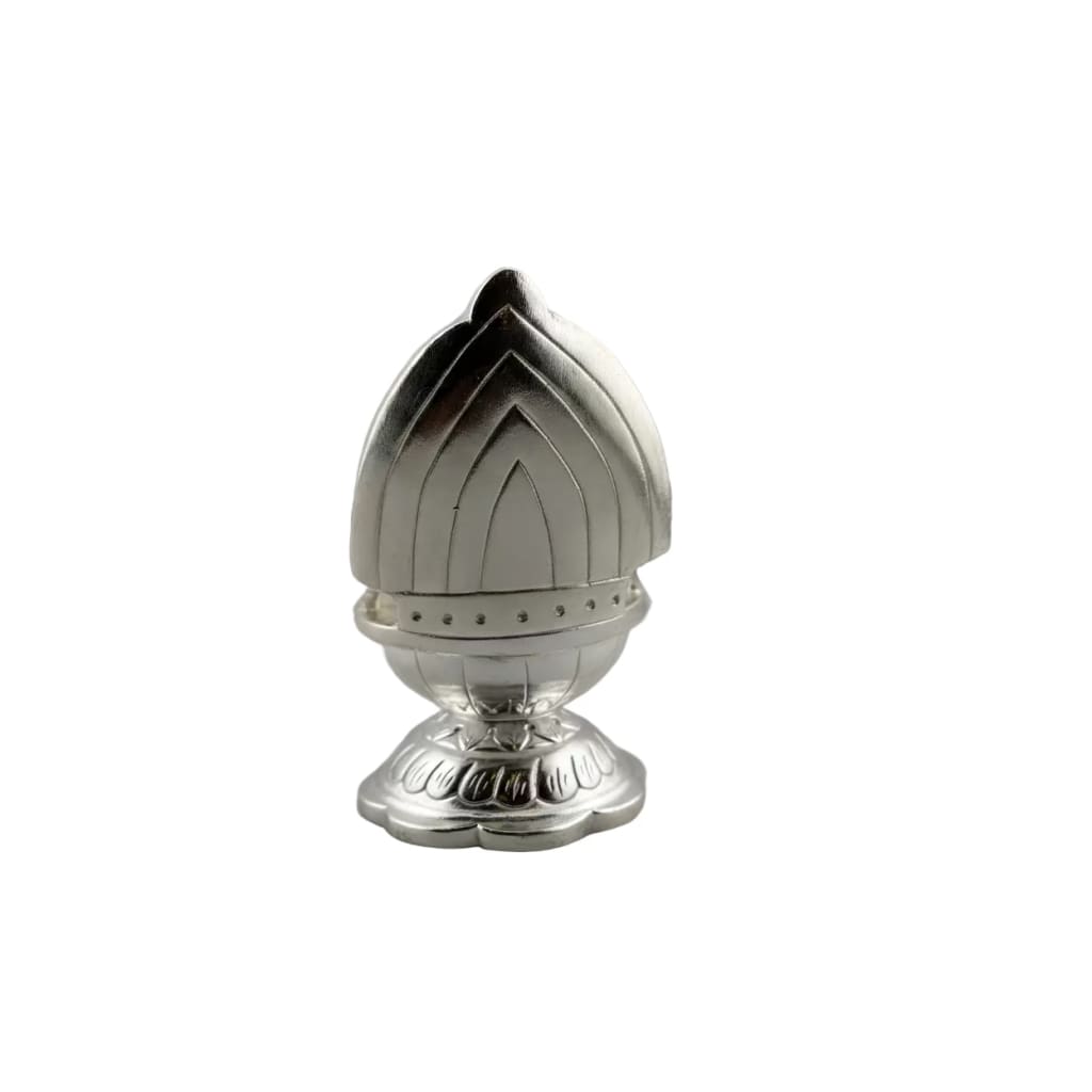 Silver Diya 35gm – Traditional Pooja Lamp for Temple &
