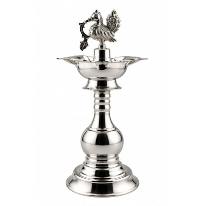 Silver Diya 48gm – Traditional Pooja Lamp for Temple &