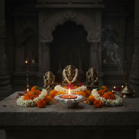 Load image into Gallery viewer, Silver Diya Design 2 12gm – Traditional Pooja Lamp