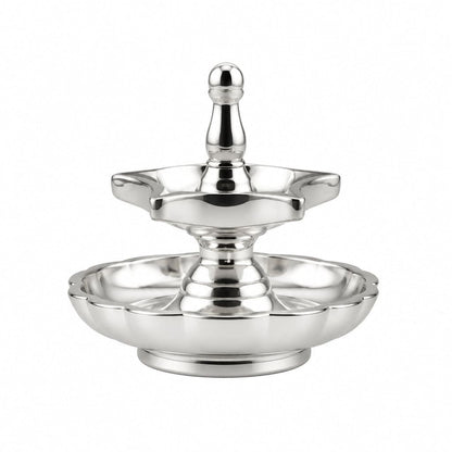 Silver Diya Design 2 36gm – Traditional Pooja Lamp